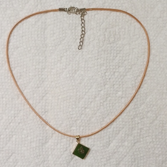 *3/$20* New Jade/Aventurine Gem Stone choker corded necklace pendant - Picture 2 of 9